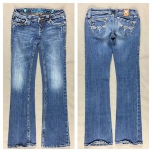 Sang Real straight leg blue jeans